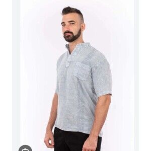 Sábalo Shirt Men's XL Blue Cotton
